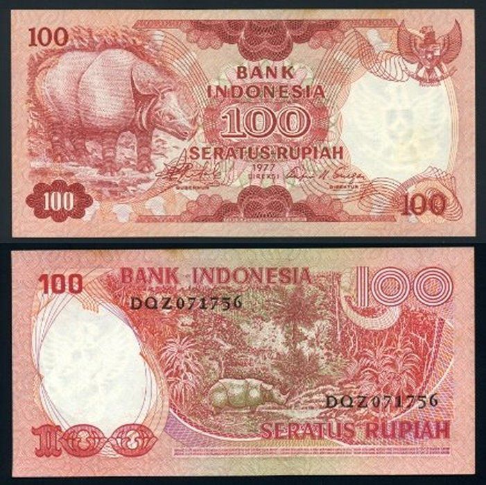 Berburu Duit Merah di Lebaran 1970-an I Sumber: Uang-Kuno.com