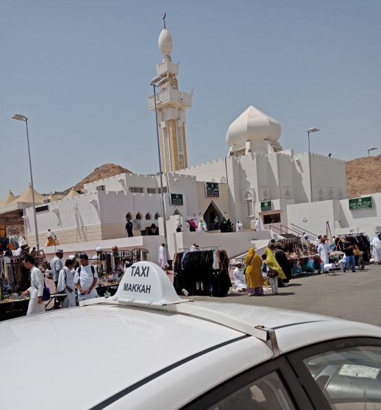Masjid Ji'ranah tempat Miqat jemaah yang akan melaksanakan umrah (dok Pri)