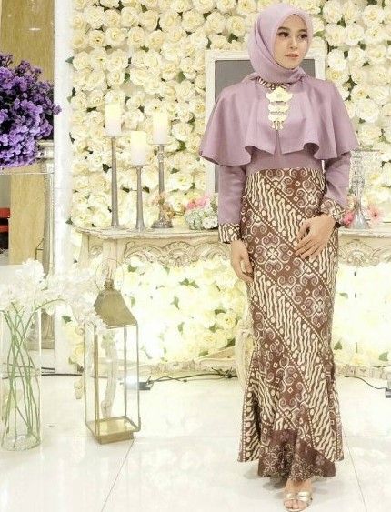 Gambar Model Baju Gamis Batik Kombinasi Brokat Inspirasi Gambar Model Baju Gamis Batik Kombinasi Brokat Inspirasi