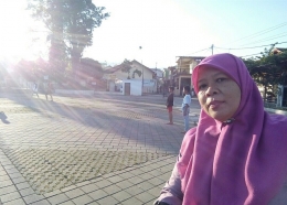 Alun-alun Lembang pagi hari