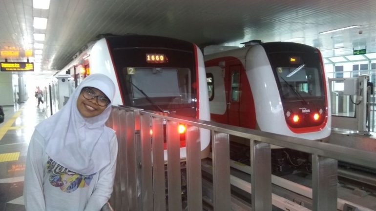 Setiap LRT terdiri atas dua gerbong kereta (dok.windhu