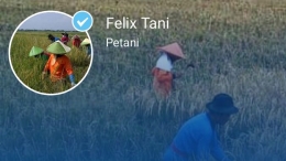 Felix Tani ada di tengah teman-temannya sesama petani gurem  (Dokpri)