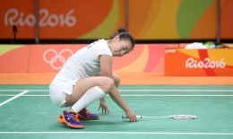 Michelle Li di Olimpiade Rio 2016 (Foto BWFBadminton.com) 