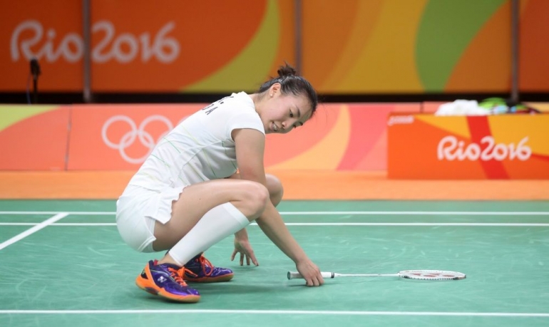 Michelle Li di Olimpiade Rio 2016 (Foto BWFBadminton.com) 