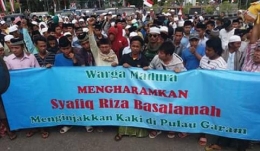 Warga Madura tolak Syafiq Basalamah | Foto. Moslemtoday