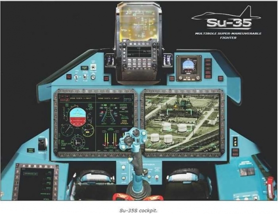 Deskripsi : Penampilan Cockpit SU 35 I Sumber Foto : Knapoo