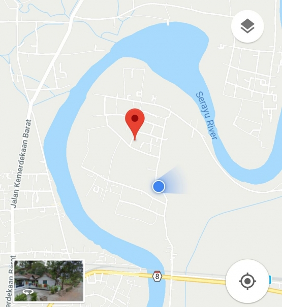 Ilustrasi letak Desa Karangrena| Via Google Map/Screeshoot dokumentasi pribadi
