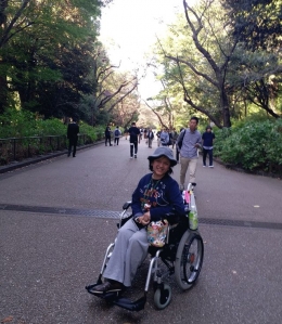 Dokumentasi pribadi                                                    Gerbang utama ke Ueno Park, dari Ameyoko Market, menuju kuil Kiyomizu Kannon-do ditengah2 taman   