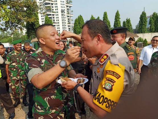 Sinergitas TNI Polri Jakarta Barat | dokpri
