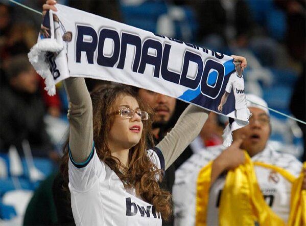 Salah seorang pendukung Real Madrid dan Cristiano Ronaldo. (Twitter.com)