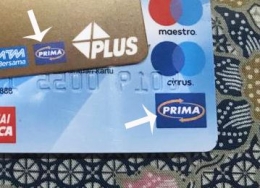 Logo Prima pada Kartu ATM | Dokpri