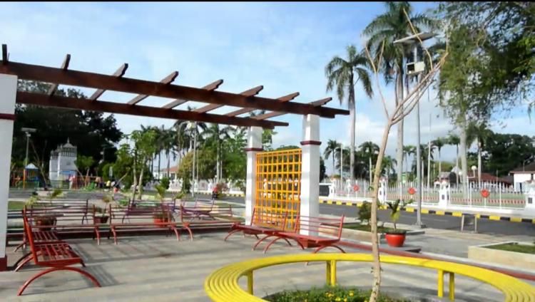 Salah satu sudut taman Kota Bengkulu (Dokpri)
