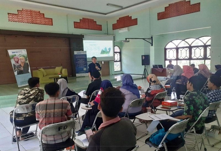 Sekolah Pasar Modal (SPM) di Gedung di Laboratorium Dakwah Fakultas Dakwah & Komunikasi, Kampus UIN Walisongo Semarang, Selasa, 18 Juni 2019 (Foto: Dok. Pribadi)