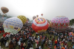 Balon Udara di Wonosobp Java Balloon Air Attraction 2019 - Foto: Istimewa