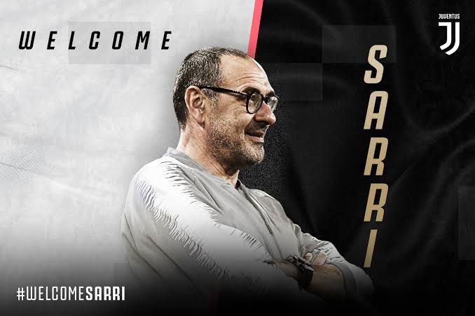 Peresmian Sarri ke Juventus. (Juventus.com)