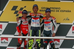 Daijiro Kato, Valentino Rossi dan Tohru Ukawa | Foto boxrepsol.com