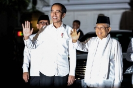 Pasangan Calon Presiden dan Calon Wakil Presiden, Joko Widodo-Ma'ruf Amin. Gambar: kompas.com