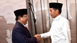 Ilustrasi: Prabowo dan Jokowi. Sumber: Setpres
