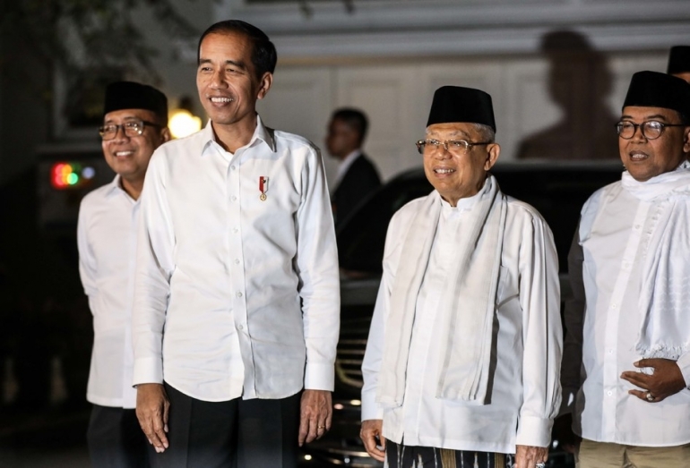 Jokowi-Ma'ruf Sampaikan Pidato MK | kompas.com