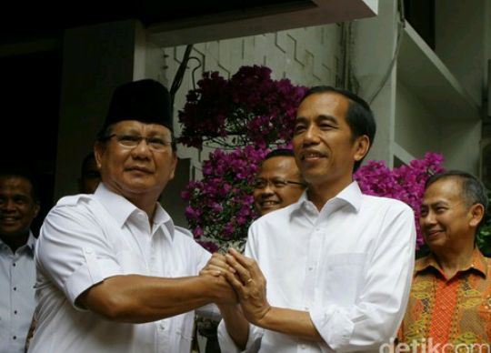 Pak Jokowi dan pak Prabowo.sumber : detikcom/Agung Pambudhy