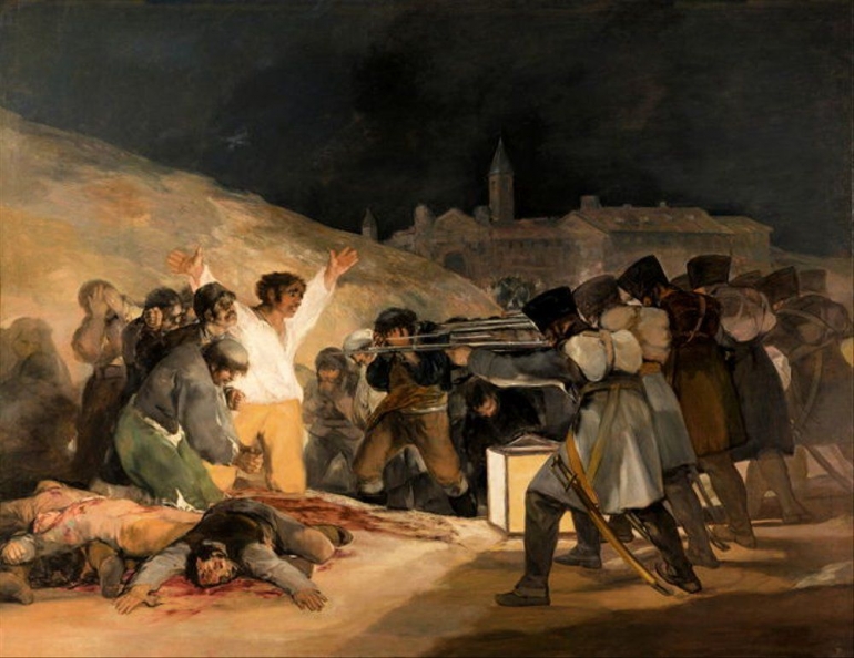 Lukisan the third of may karya fransisco de goya/wikiart.org