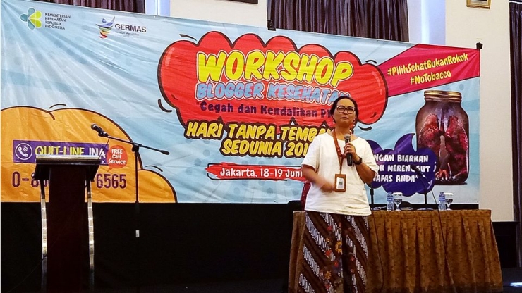 dr. Theresia Sandra Diah Ratihmemaparkan bahwa PTM menjadi masalah serius kesehatan di Indonesia|Dokumentasi pribadi