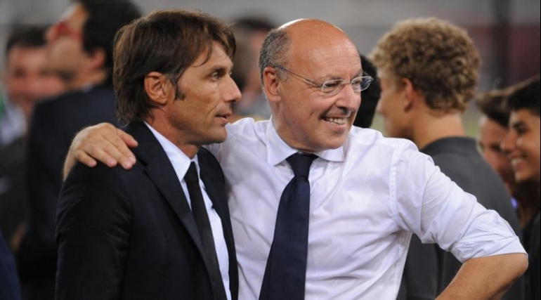 Conte & Marotta (sumber : giallorossi.net)