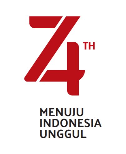 Logo HUT RI Ke-74 (Sumber : setneg.go.id)