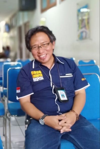 Deskripsi : Kepala Unit Humas dan Marketing RSKO Jakarta, drg.Bagus Ario Wibowo, MM | Sumber Foto: dokpri RSKO Jakarta