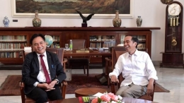 Yusril dan Jokowi | Biro Setpres