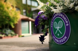 Logo Wimbledon (sumber: EveningStandard)