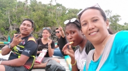 Berfoto Bersama Tim Dishub. Dokpri