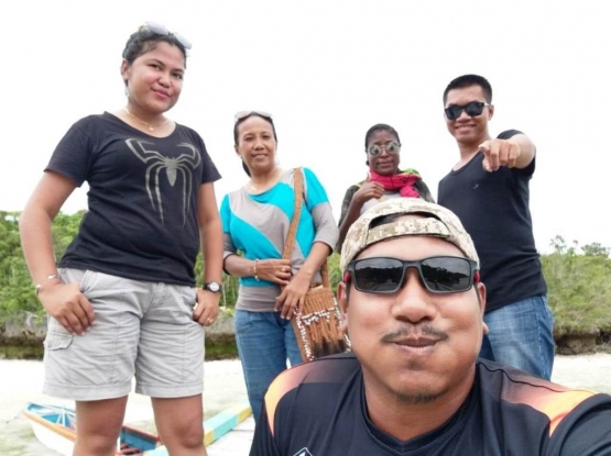 Berfoto Bersama Tim Dishub. Dokpri