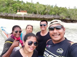Berfoto Bersama Tim Dishub. Dokpri