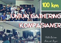 Gathering Kompasianer di Puncak, Bogor