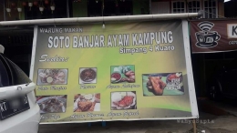 Warung Makan Soto Banjar Simpang 4 Kuaro Kab. Paser Kalimatan Timur. (Dok. Wahyu Sapta).