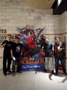 Nobar Spider-Man di ScreenX (dok. Yogi)