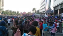 Masyarakat Memadati Area Jakarta Fair (dokpri)