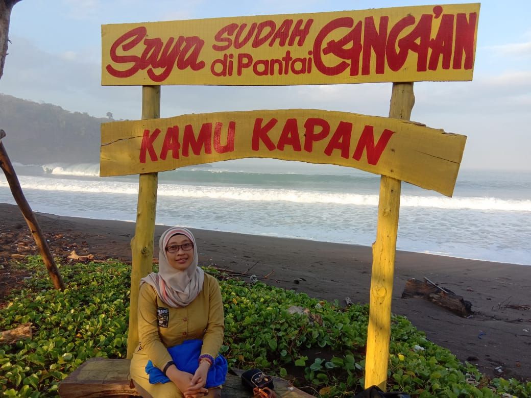 Suasana Pantai Canga'an yang masih alami. Dok pri