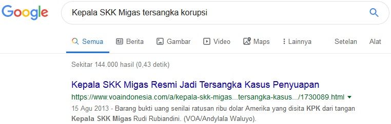 tangkapan layar pribadi