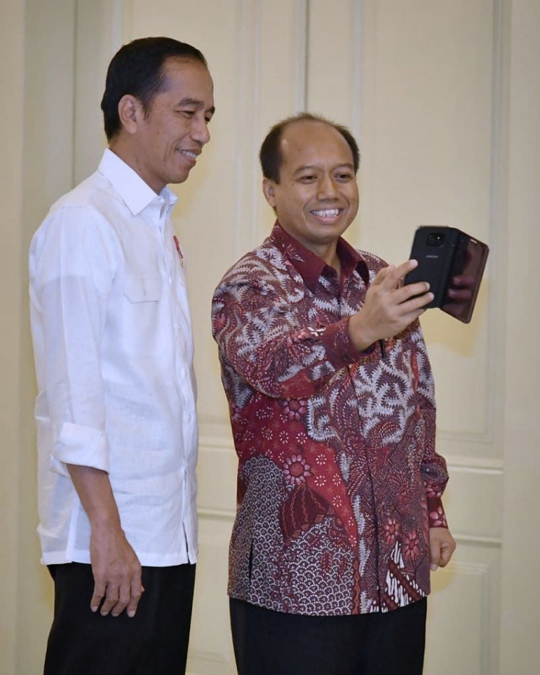 Kebersamaan Sutopo dengan Jokowi. (Dream.co.id dan Instagram/Jokowi)