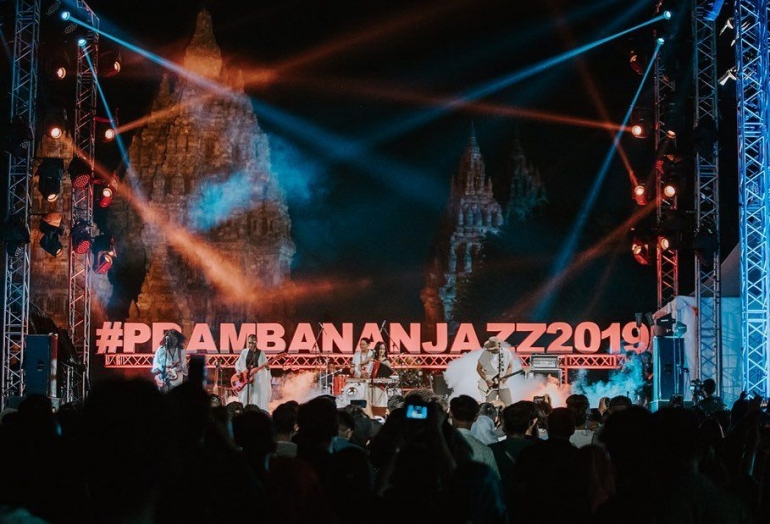 Penampilan Tashoora di Prambanan Jazz Festival. (Instagram/Tashoora)