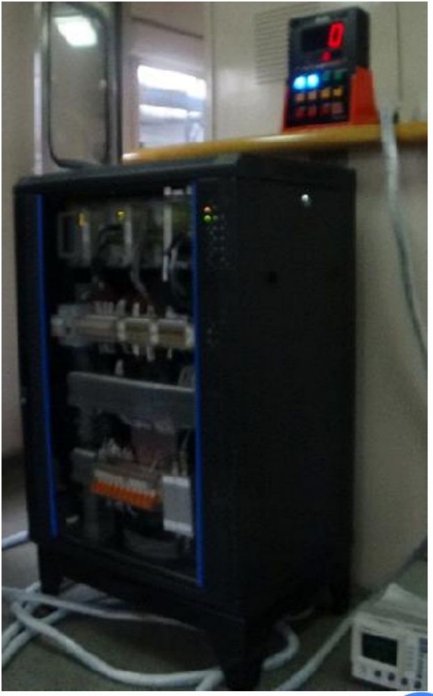 Control Device Sistem Keselamatan Kereta Otomatis Berbasis Sistem Indusi (PZB) yang terpasang pada Kereta Inspeksi Semeru. (Sumber : BPPT)