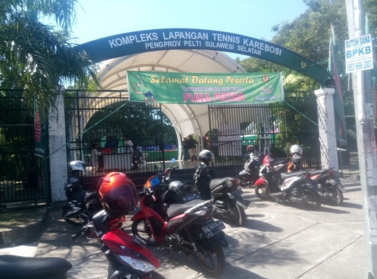 Lapangan Tenis Karebosi Makassar/dokpri
