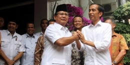 Joko Widodo dan Prabowo Subianto | Gambar: kompas.com