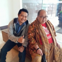Heru Parwoto bersama Jaya Suprana - Dokpri