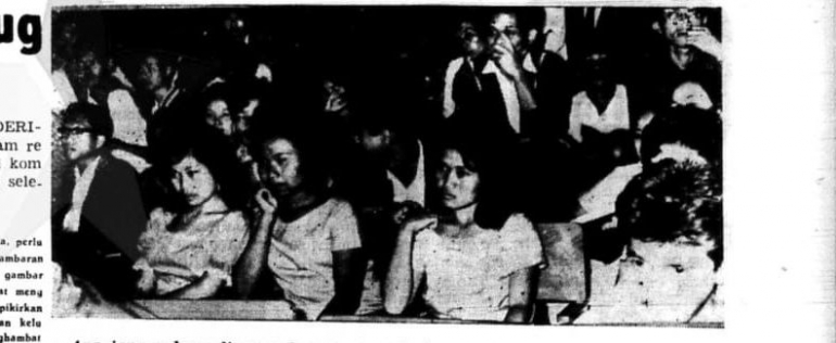 Mahasiswa di sebuah perguruan tinggi Bandung-foto: Repro Pikiran Rakjat, 1964 audivisual Perpustakaan Nasional.