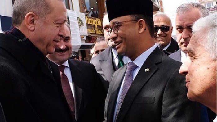 Gubernur DKI Jakarta Anies Baswedan Bertemu Presiden Turki Recep Tayyip Erdogan | Gambar: tribunnews.com