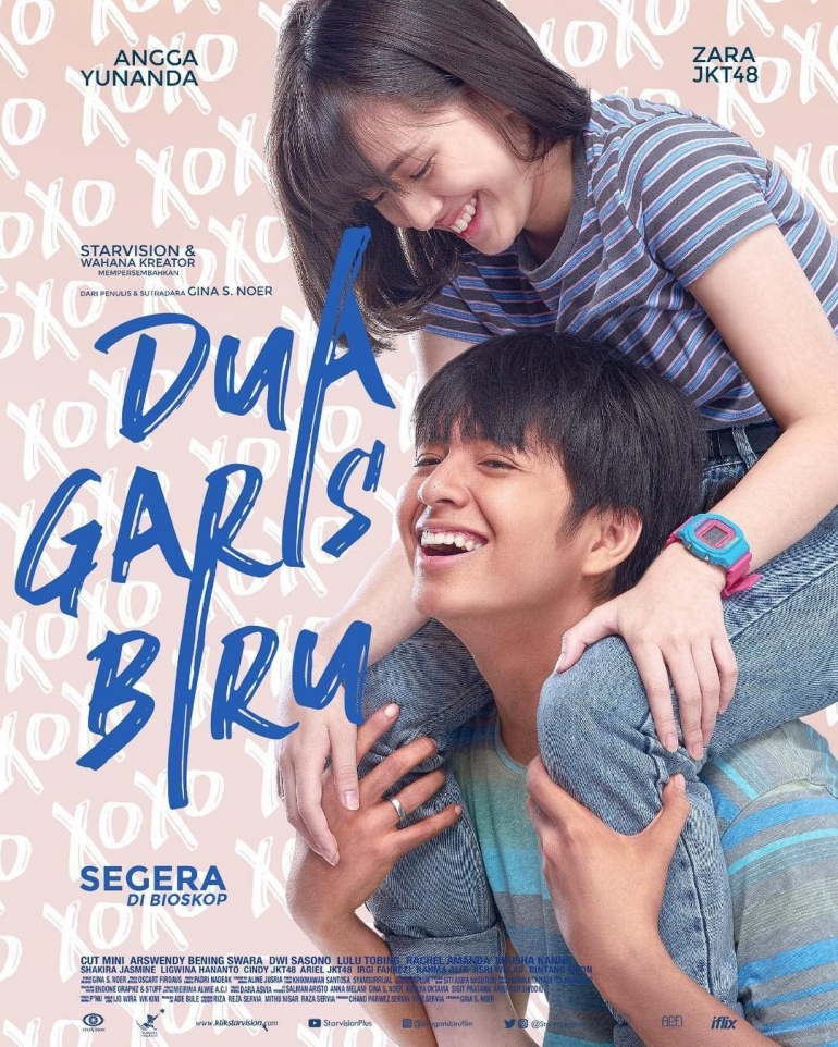 Official poster Dua Garis Biru (Starvision Plus)