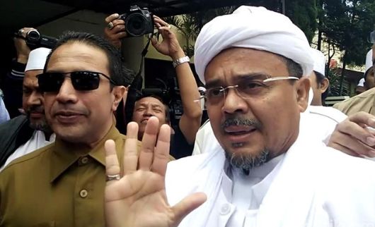 Habib Rizieq Shihab.sumber : Baban Canda purnama